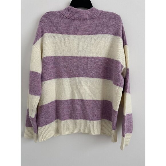 Wynter Women Button Up Long Sleeve Cardigan Sweater Size L - Picture 2 of 8